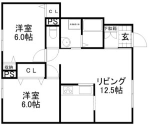 モンソレーユの物件間取画像